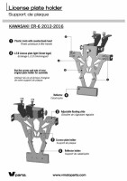 NUMMERNHALTER V-PARTS  KAWASAKI ER6