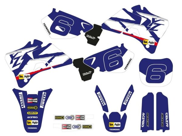 TECNOSEL Stickers Kit Team Yamaha 1998