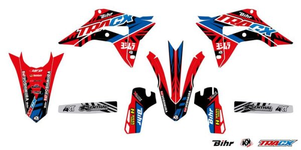 KUTVEK Tracx Deko-Kit rot Honda CRF450R