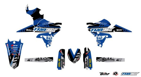 KUTVEK Tracx Deko-Kit blau Yamaha WR250F