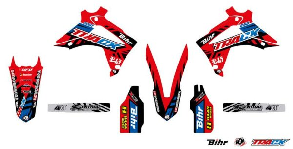 KUTVEK Tracx Deko-Kit rot Honda CRF250R