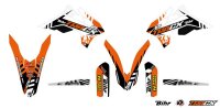 KUTVEK Tracx Deko-Kit orangefarben KTM SX85