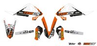 KUTVEK Tracx Aufkleber-Kit Orange KTM SX65