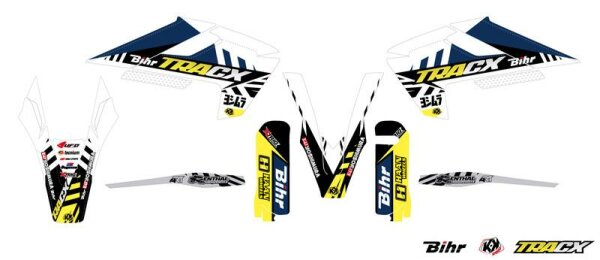 KUTVEK Tracx Deko-Kit weiss Husqvarna TC/FC