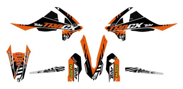 KUTVEK Tracx Deko-Kit orangefarben KTM SX85