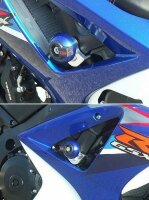 CRASH-PAD-ANBAUKIT FÜR GSXR1000 2007, Anbau am...