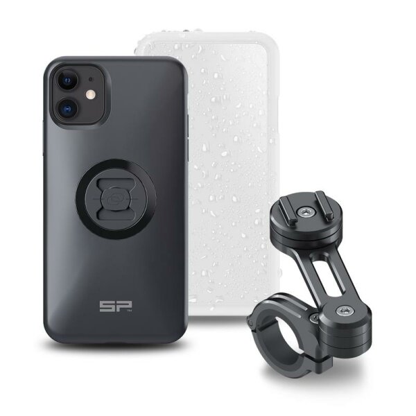 SP-CONNECT Moto Bundle fixed on Handlebar iPhone 11