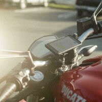 SP-CONNECT Moto Bundle fixed on Handlebar iPhone 12 Mini