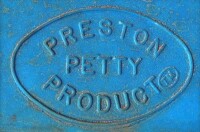 PRESTON PETTY Vintage Muder Kotflügel hinten blau Butalco